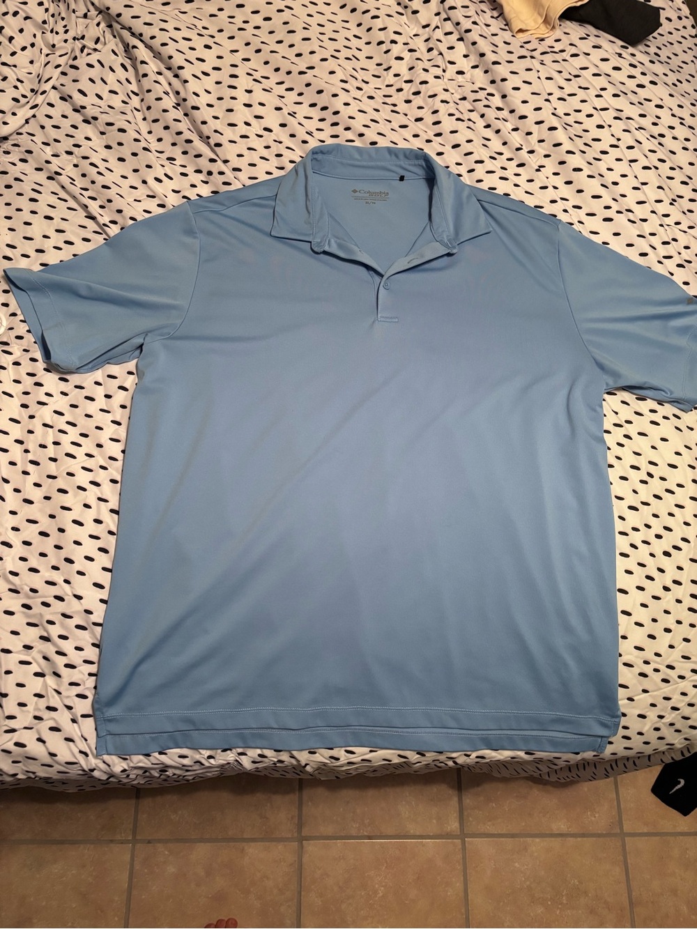 Columbia Light Blue Men’s Performance Polo